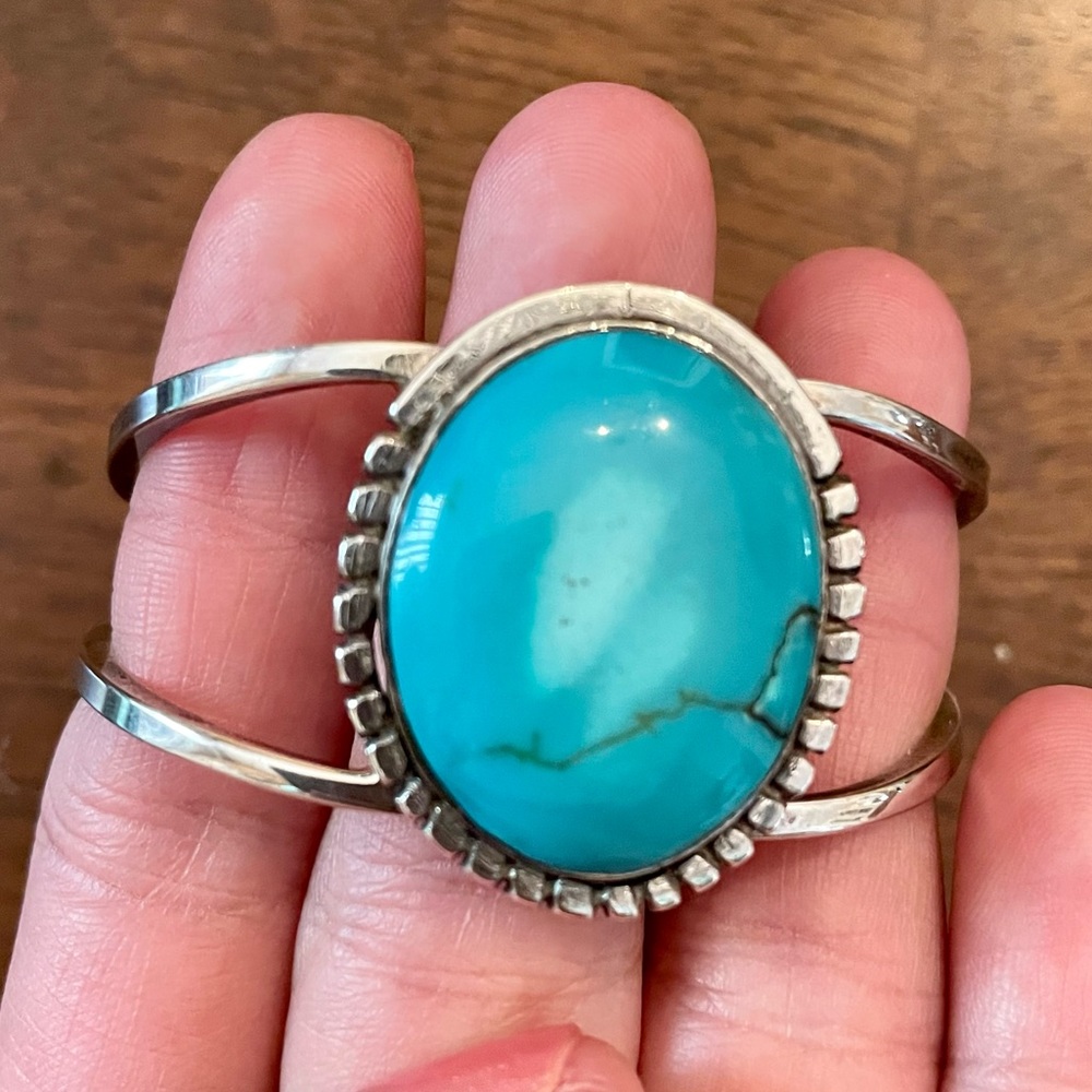 Navajo turquoise cuff